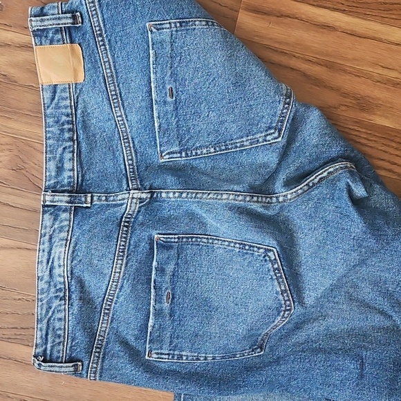 Zara Blue Straight Leg Jeans - Picture 3 of 3